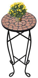 VidaXL Bočni stol uzorkom mozaika, boje terakote