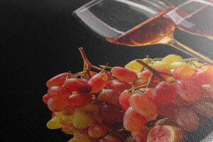 Slika talijansko vino i grožđe