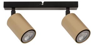 Reflektorska svjetiljka ZOOM 2xGU10/25W/230V crna/zlatna