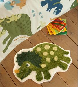 Zeleni dječji tepih s motivom dinosaura Lansfield Catherine Dino, 50 x 80 cm