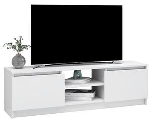 TV ormarić od iverice visoki sjaj bijeli 120 x 30 x 35,5 cm