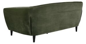 Zelena baršunasta sofa Actona Ria, 191 cm