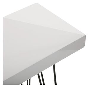 Bijeli drveni stolić Versa Dallas, 110 x 25 cm