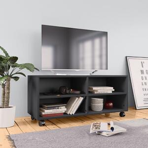 VidaXL TV ormarić s kotačima sivi 90 x 35 x 35 cm od iverice