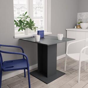 VidaXL Blagovaonski stol sivi 80 x 80 x 75 cm od iverice