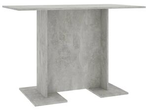 VidaXL Blagovaonski stol siva boja betona 110 x 60 x 75 cm od iverice