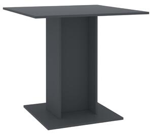 VidaXL Blagovaonski stol sivi 80 x 80 x 75 cm od iverice