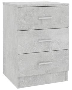 VidaXL Noćni ormarić siva boja betona 38 x 35 x 56 cm od iverice