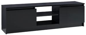 VidaXL TV ormarić od iverice visoki sjaj crni 120 x 30 x 35,5 cm