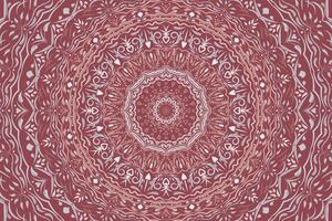 Tapeta Mandala u vintage stilu u ružičastoj nijansi
