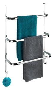 Stalak za ručnike u srebrnoj boji Wenko Towel Holder Chrome, 21 x 54 cm