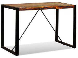 VidaXL Blagovaonski stol od masivnog obnovljenog drva 120 cm