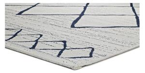 Krem-plavi vanjski tepih Universal Elba, 80 x 150 cm