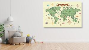 Slika originalni zemljovid svijeta