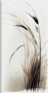 Slika suha trava s daškom minimalizma