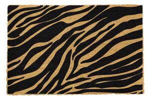 Otirač od prirodnih kokosovih vlakana Artsy Doormats Zebra, 40 x 60 cm