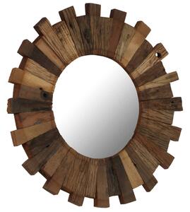 VidaXL Zidno ogledalo od masivnog obnovljenog drva 70 cm