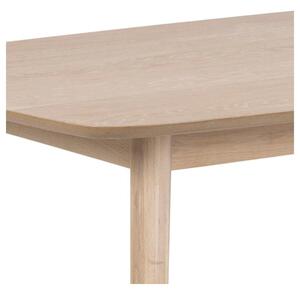 Blagovaonski stol s hrastovom bazom Actona Nagano, 150 x 80 cm