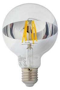 LED Žarulja DECOR MIRROR G95 E27/8W/230V srebrna