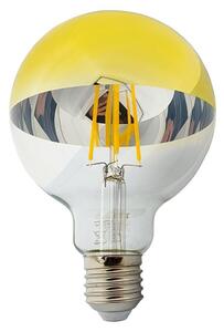 LED Žarulja DECOR MIRROR G95 E27/8W/230V zlatna