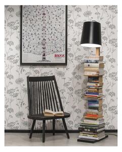 Samostojeća svjetiljka s crnim sjenilom i policama - it's about RoMi Cambridge, visina 168 cm