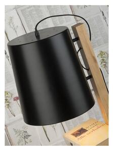 Samostojeća svjetiljka s crnim sjenilom i policama - it's about RoMi Cambridge, visina 168 cm