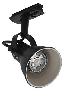 Eglo 99755 - Reflektorska svjetiljka za tračni sustav SERAS 1xGU10/35W/230V crna