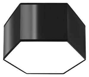 Sollux SL.1061 - Stropna svjetiljka SUNDE 2xE27/60W/230V 15,5 cm crna