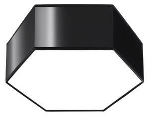 Sollux SL.1059 - Stropna svjetiljka SUNDE 2xE27/60W/230V 11,5 cm crna