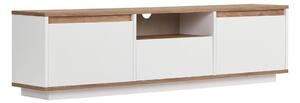 Bijela/u prirodnoj boji TV komoda u dekoru bora 160x42x30 cm Sentinel – Kalune Design