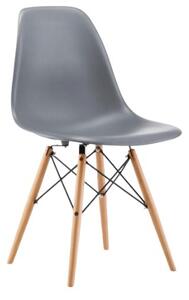 Stolica tamno siva u skandinavskom stilu CLASSIC