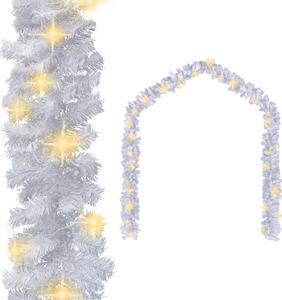 VidaXL Božićna girlanda s LED svjetlima 5 m bijela