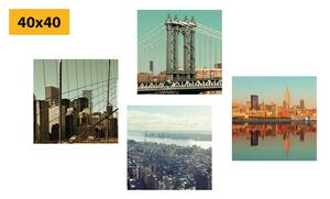 Set slika pogled na grad New York