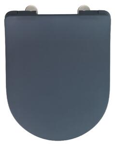 Siva WC daska Wenko Sedilo Grey, 45,2 x 36,2 cm