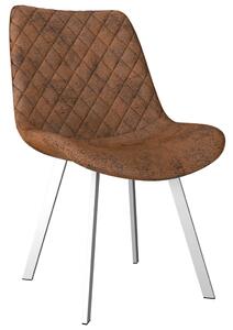 VidaXL Blagovaonske stolice od umjetne brušene kože 4 kom smeđe