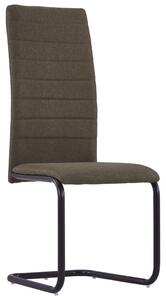 VidaXL Konzolne blagovaonske stolice od tkanine 6 kom smeđe