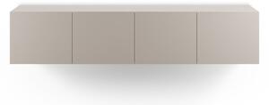 Krem TV komoda 180x38x35 cm Daroca – Marckeric