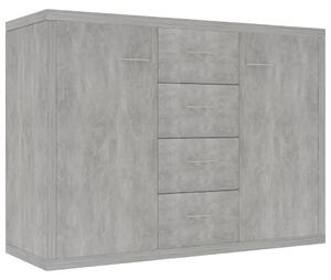 VidaXL Komoda siva boja betona 88 x 30 x 65 cm od konstruiranog drva