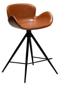 Barska stolica od imitacije kože u boji konjaka DAN-FORM Denmark Gaia, visina 87 cm