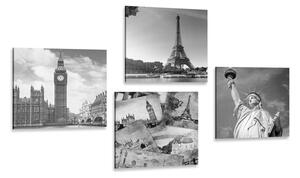 Set slika gradovi i povijesne razglednice