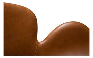 Blagavaonska stolica u boji konjaka od eko kože s naslonima za ruke DAN - FORM Denmark Gaia