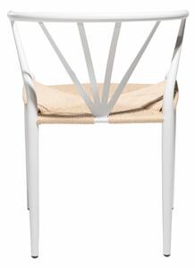Bijela blagovaonska stolica DAN – FORM Denmark Delta