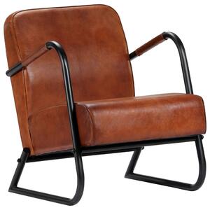VidaXL 282900 Relax Armchair Brown Real Leather