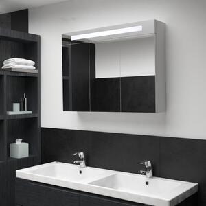 VidaXL LED kupaonski ormarić s ogledalom 88 x 13 x 62 cm