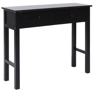 VidaXL Konzolni stol crni 90 x 30 x 77 cm drveni