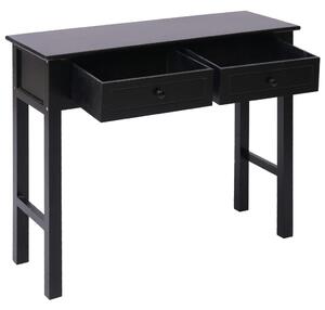 VidaXL Konzolni stol crni 90 x 30 x 77 cm drveni