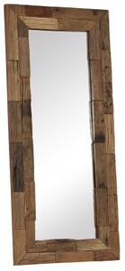 VidaXL Ogledalo od masivnog obnovljenog drva 50 x 110 cm