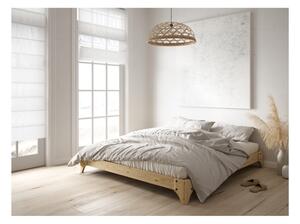 Krevet od borovog drveta u prirodnoj boji Karup Design Elan, 140 x 200 cm