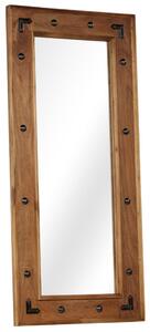 VidaXL Ogledalo od masivnog bagremovog drva 50 x 110 cm