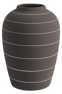 Tamnosmeđa keramička vaza PT LIVING Terra, ⌀ 13 cm